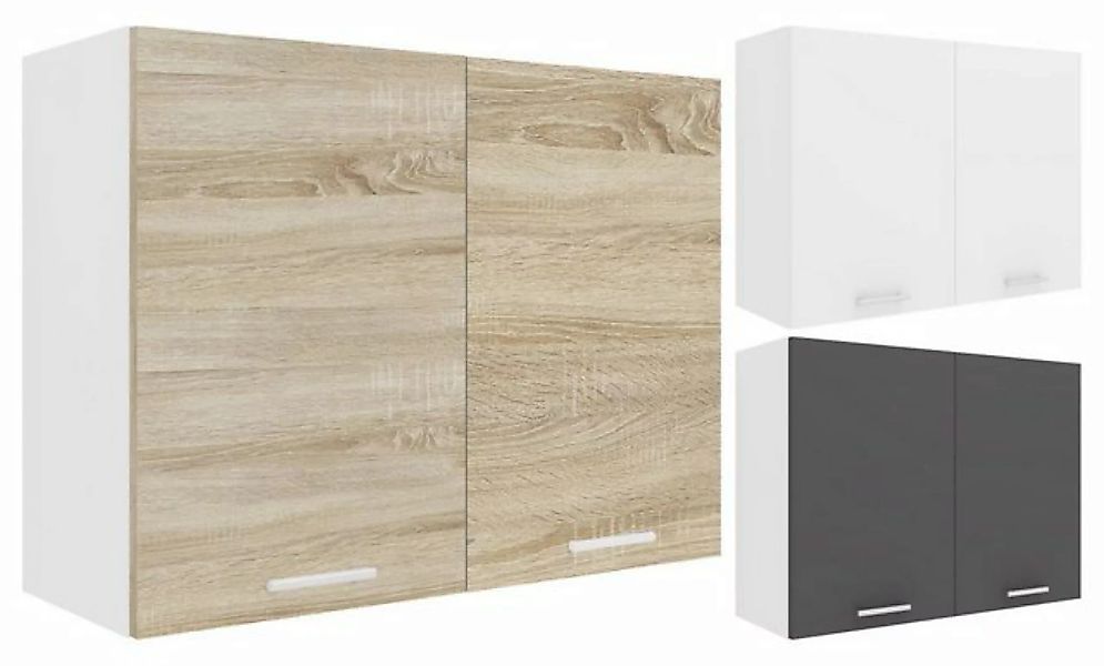 VCM Küchenschrank Breite 80 cm Holztür Hängeschrank Küche Küchenmöbel Esilo günstig online kaufen