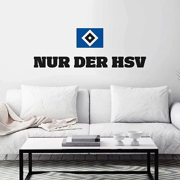 Wall-Art Wandtattoo »Hamburger SV Nur der HSV«, (1 St.), selbstklebend, ent günstig online kaufen