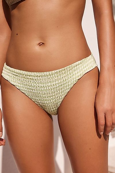 Next Bikini-Hose Gesmokte Bikinihose mit hohem günstig online kaufen