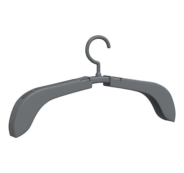 vidaXL Kleiderständer Ausziehbare Kleiderbügel 10 Stk. Grau, (1 St) günstig online kaufen