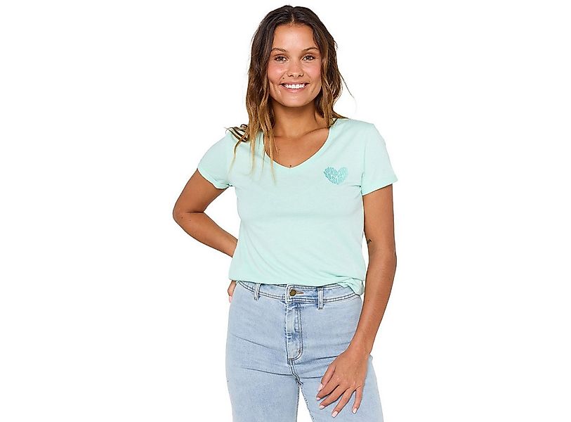 Rip Curl T-Shirt HEART V NECK TEE HEART V NECK TEE günstig online kaufen