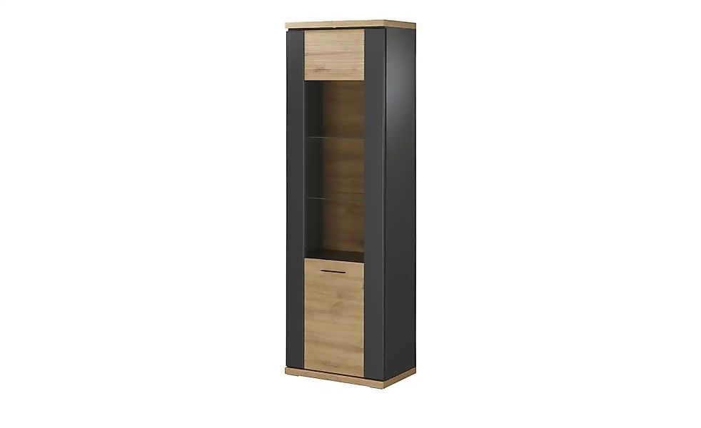 uno Vitrine  Titan 24 ¦ holzfarben ¦ Maße (cm): B: 66 H: 207 T: 42.0 Schrän günstig online kaufen