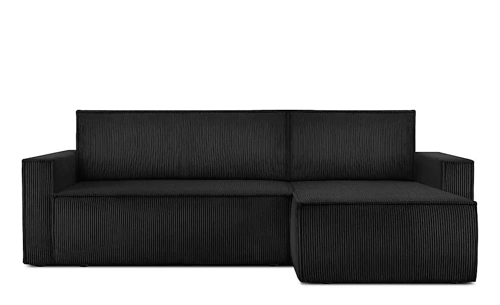 KONSIMO Ecksofa  Napi ¦ schwarz ¦ Maße (cm): B: 246 H: 89 Polstermöbel > So günstig online kaufen