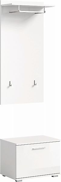 INOSIGN Garderoben-Set "Valge, Breite 55cm, 2-tlg. Set, best. aus: Sitzbank günstig online kaufen