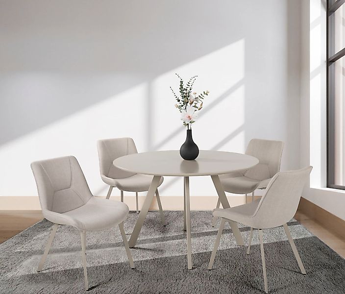 Duo Collection Essgruppe "Pina und Mila", (Set, 5 tlg.), Ø 120 cm, massives günstig online kaufen