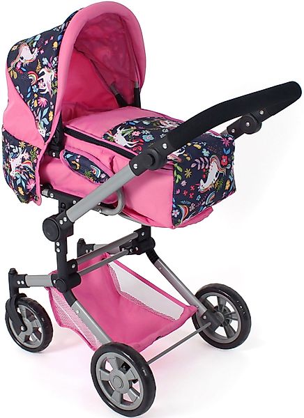 CHIC2000 Kombi-Puppenwagen Jara, Einhorn, zusammenklappbar günstig online kaufen