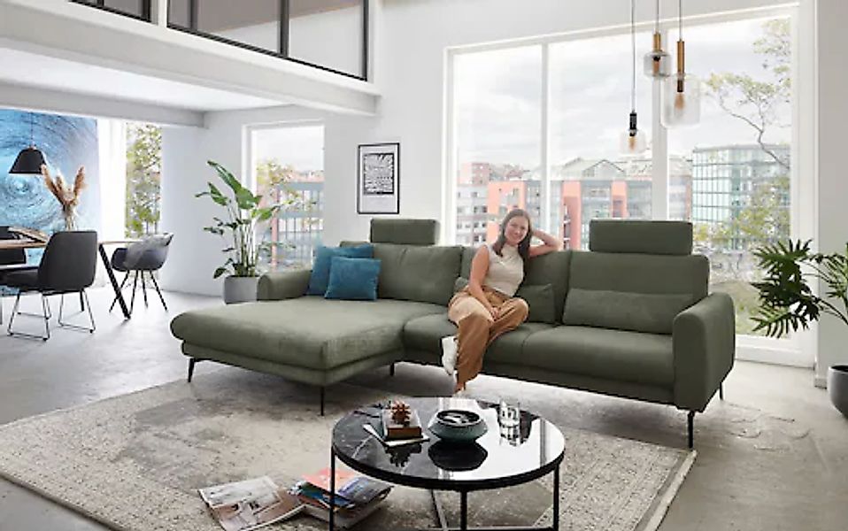 Die PlanBar Ecksofa "MP-IN23147 L-Form", (2 St.), Kaltschaumpolsterung, sof günstig online kaufen