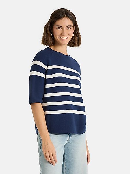 Lieblingsstück Kurzarmpullover KlerariEP Halbarm mit Rundhals, gestreift günstig online kaufen