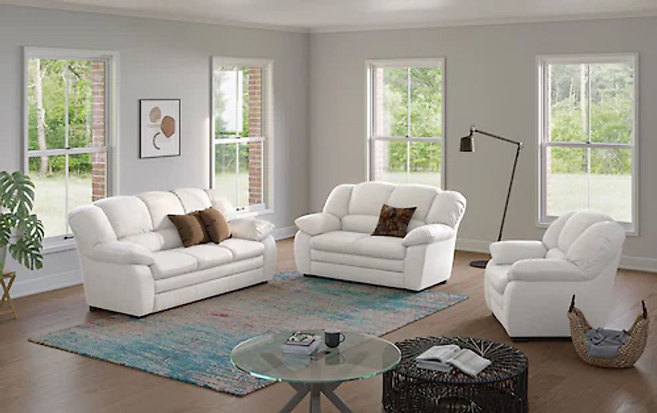 COTTA Polstergarnitur »Casino« Set, 3 Stk. tlg. Sessel, 2-Sitzer, 2,5-Sitze günstig online kaufen