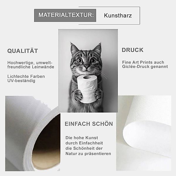 TPFLiving Kunstdruck OHNE RAHMEN, Lustige Tiere günstig online kaufen