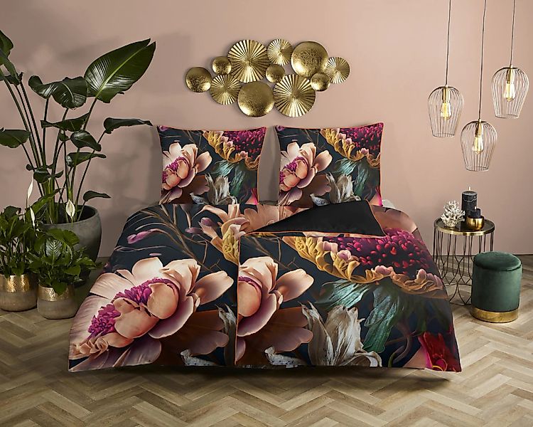 Descanso Wendebettwäsche "Straizo" 2 Stk. tlg. Satin, Reißverschluss, Paspe günstig online kaufen