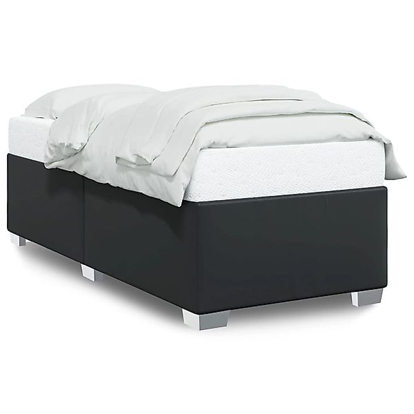 vidaXL Bettgestell Schwarz 90x190 cm Kunstleder Modell 32100088 günstig online kaufen