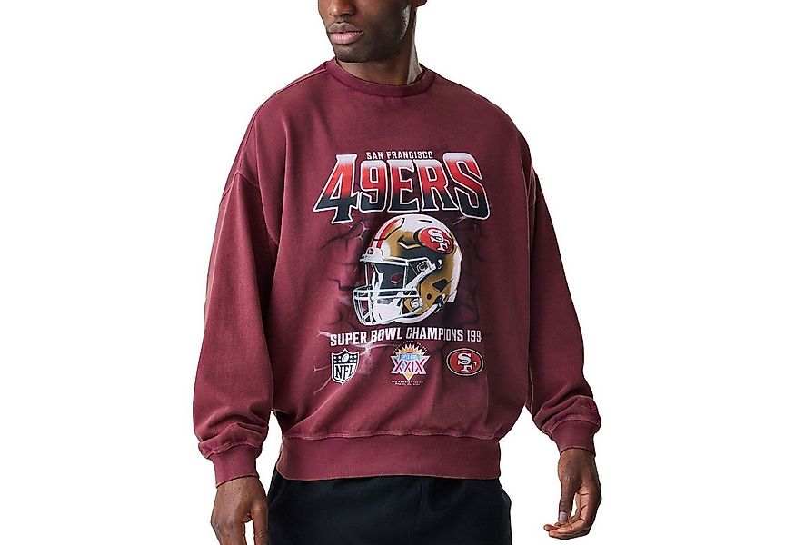 New Era Rundhalspullover Washed Boxy San Francisco 49ers günstig online kaufen
