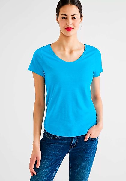 STREET ONE T-Shirt "Style Gerda", mit Rundhalsausschnitt günstig online kaufen