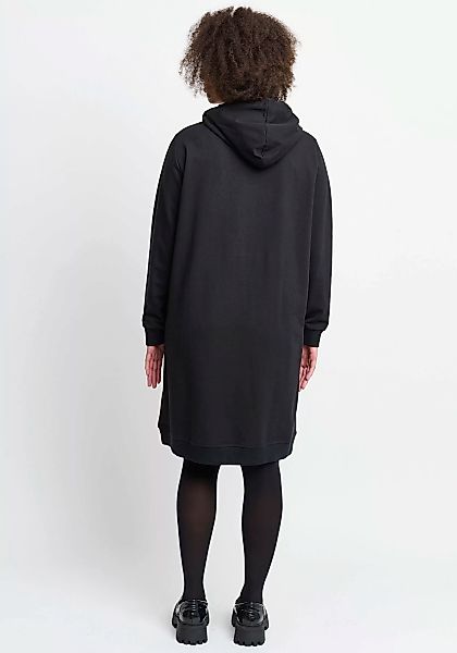 aprico Sweatkleid mit stylischer Reißverschlusstasche günstig online kaufen