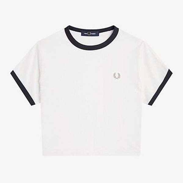 Fred Perry  T-Shirts & Poloshirts CROPPED RINGER T-SHIRT günstig online kaufen