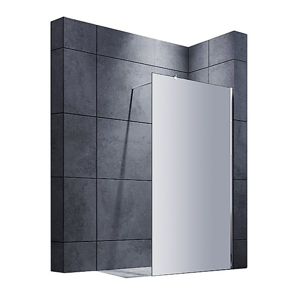 SONNI Walk-in-Dusche Walk-In Dusche,Vollsatiniert/ Teilsatiniert Glas,80-14 günstig online kaufen