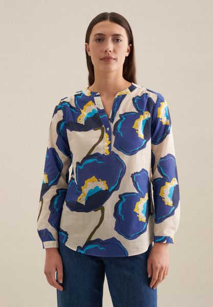 seidensticker Klassische Bluse "Schwarze Rose" Tunika Floral günstig online kaufen