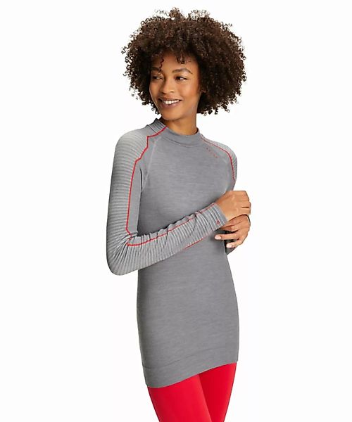 FALKE Trend Damen Langarmshirt Wool-Tech, XL, Grau, Schurwolle, 33220-37080 günstig online kaufen