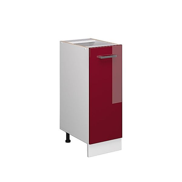 Vicco Schranksystem R-Line, Bordeaux Hochglanz/Weiß, 30 günstig online kaufen