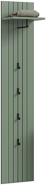 xonox.home Garderobenpaneel Station, in Smoke Green Nachbildung B/H/T ca.: günstig online kaufen