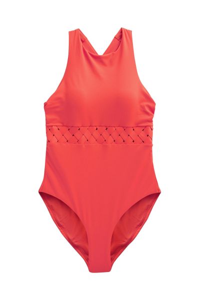 Next Badeanzug Hochgeschlossener, bauchformender Badeanzug (1-St) günstig online kaufen