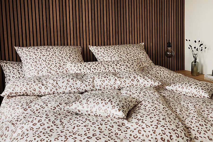 Elegante Bettwäsche "Leolook" 2 Stk. angenehmes Hautgefühl günstig online kaufen