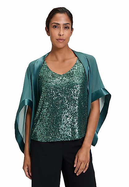 Vera Mont Bolerojacke "Damen Chiffonstola mit 3/4 Arm" ohne Kapuze günstig online kaufen