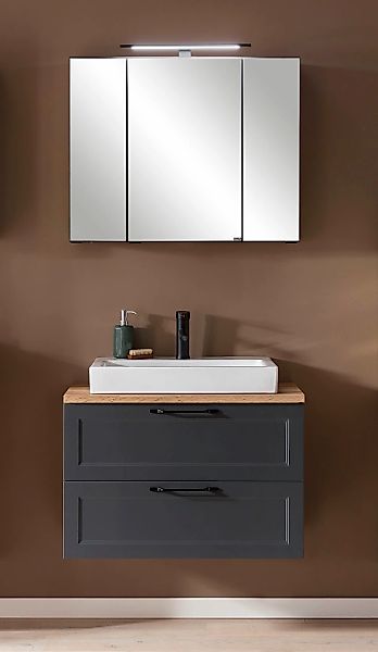 welltime Badmöbel-Set "Lana" Komplett-Set, 2 Stk. tlg. Badezimmer-Set, 2-te günstig online kaufen