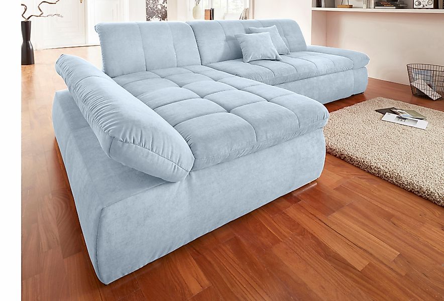 DOMO collection Ecksofa »NMoric XXL, B/T/H: 300/172/80cm, L-Form«, wahlweis günstig online kaufen