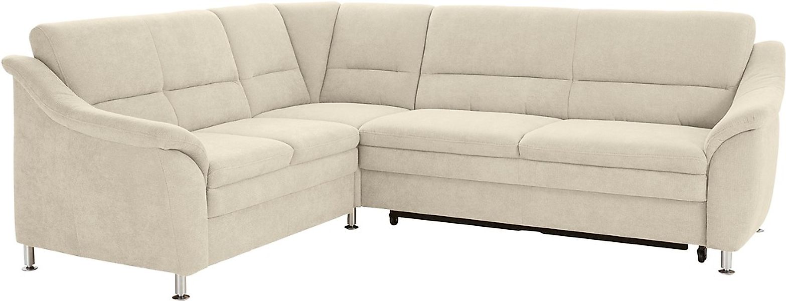 sit&more Ecksofa »Cardoso L-Form«, mit Federkern, wahlweise mit Bettfunktio günstig online kaufen