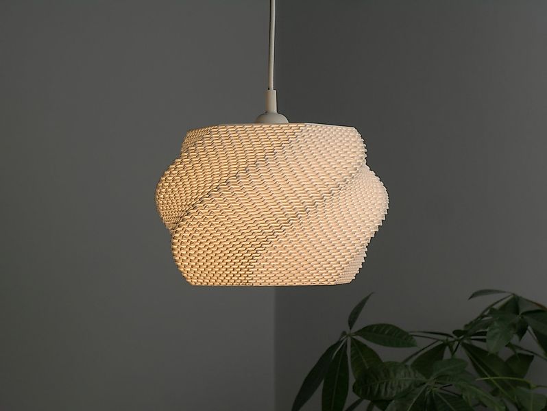 Roomberry Lampenschirm Wavy Lampenschirm für Pendelleuchten E27 Lampenfassu günstig online kaufen