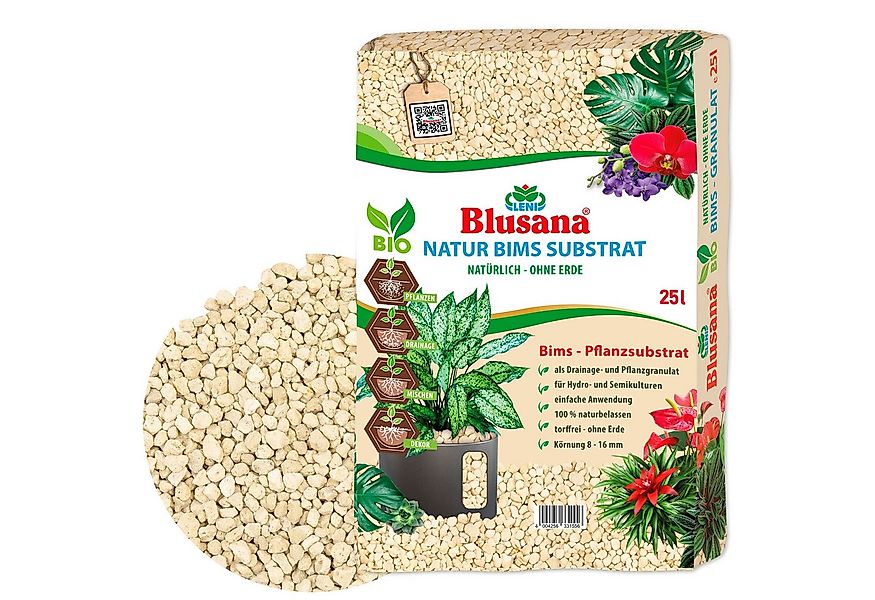 Blusana Pflanzgranulat Bimsstein Pflanzsubstrat mineralisches Bims Vulkange günstig online kaufen
