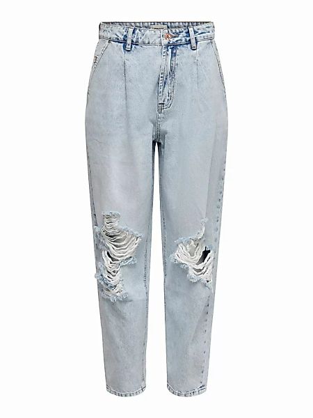 ONLY Onlyverna Balloon Fit High Waist Jeans Damen Blau günstig online kaufen