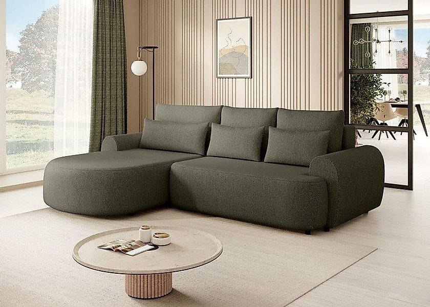 Beautysofa Ecksofa OLIVIO, mit Bettkasten Bretie:266 günstig online kaufen