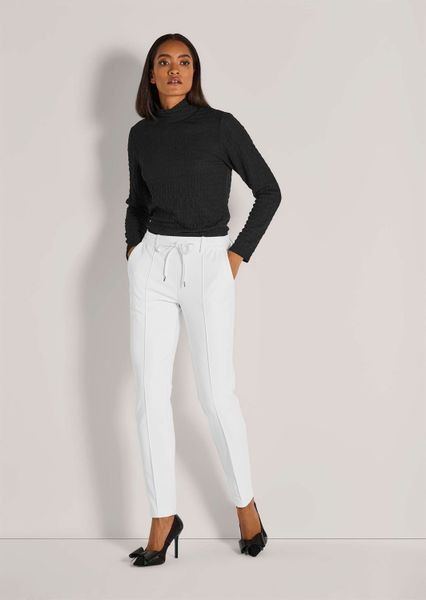 MADELEINE Stoffhose Stretchhose mit Tunnelzug Gerade, günstig online kaufen