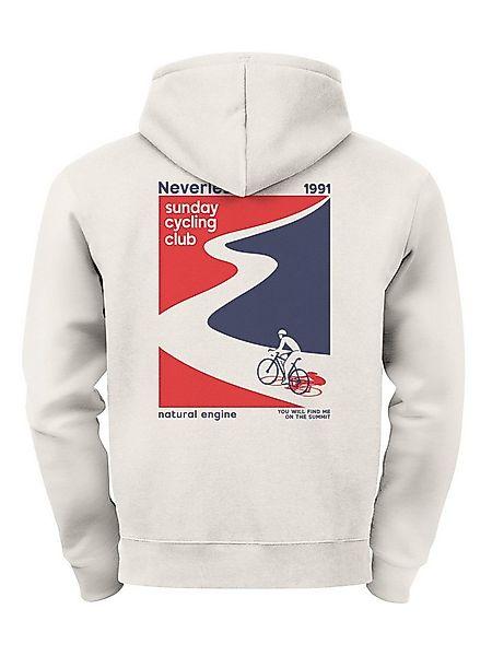 Neverless Hoodie Herren Hoodie Backprint Cycling Club, Kapuzensweatshirt mi günstig online kaufen