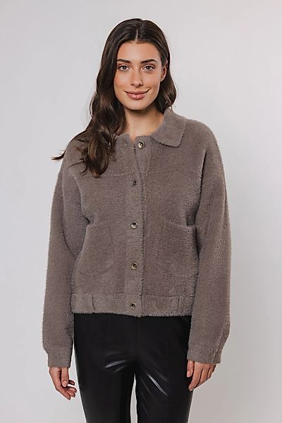 Rino & Pelle Strickjacke "BUBBLY", im Teddyfell-Look, mit Knopfleiste günstig online kaufen