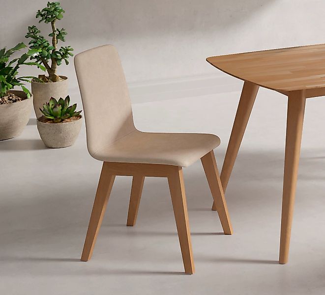 INOSIGN Stuhl "Sandy" () 2 Stk. Microfaser mit verschiedenen Stuhlbeinfarbe günstig online kaufen