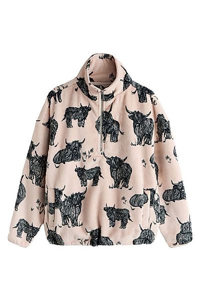 Next Fleecejacke Fleece mit halben Reißverschluss (1-St) günstig online kaufen