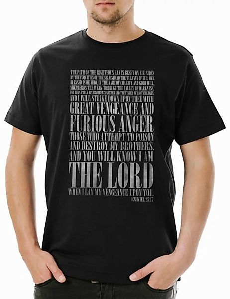 Urban Backwoods Print-Shirt Ezekiel 25:17 Herren T-Shirt Pulp Vega Movie Ku günstig online kaufen