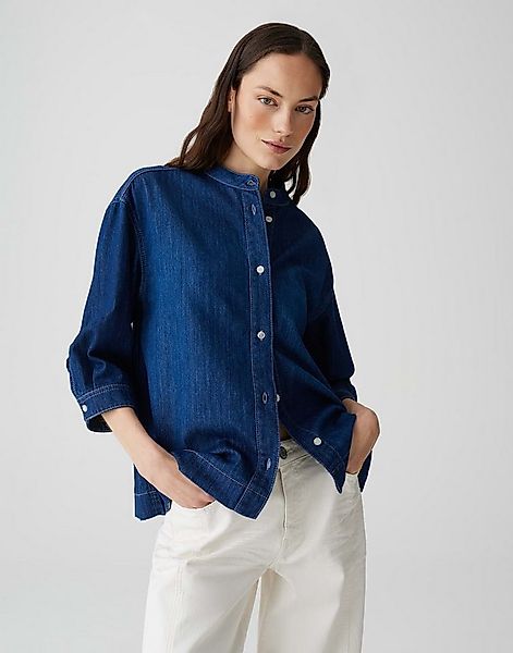 OPUS Kurzarmbluse Jeansbluse FERELLA Regular günstig online kaufen