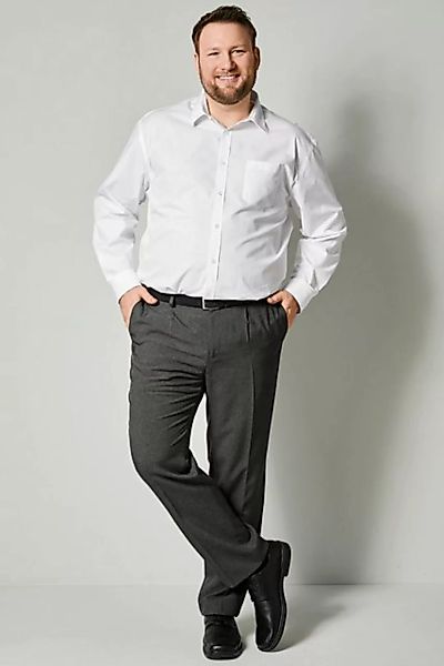 Men Plus Anzughose Men+ Hose Regular Fit Bundfalten bis Gr. 35 günstig online kaufen