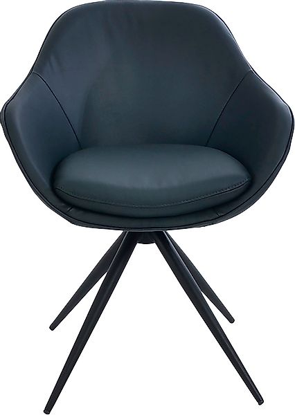 K+W Komfort & Wohnen Drehstuhl »ZOOM«, Leder Longlife BRONCO, 4-Fuß Drehstu günstig online kaufen