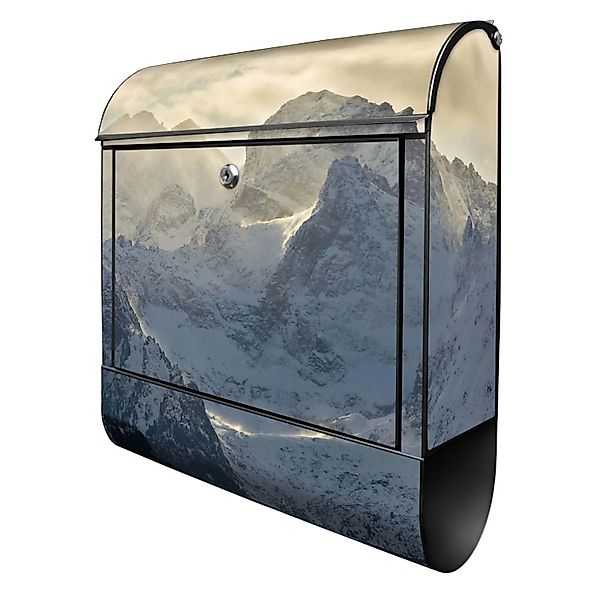 Banjado Design Briefkasten Schwarz Pulverbeschichtet 39x47x14cm 2 Schlüssel günstig online kaufen