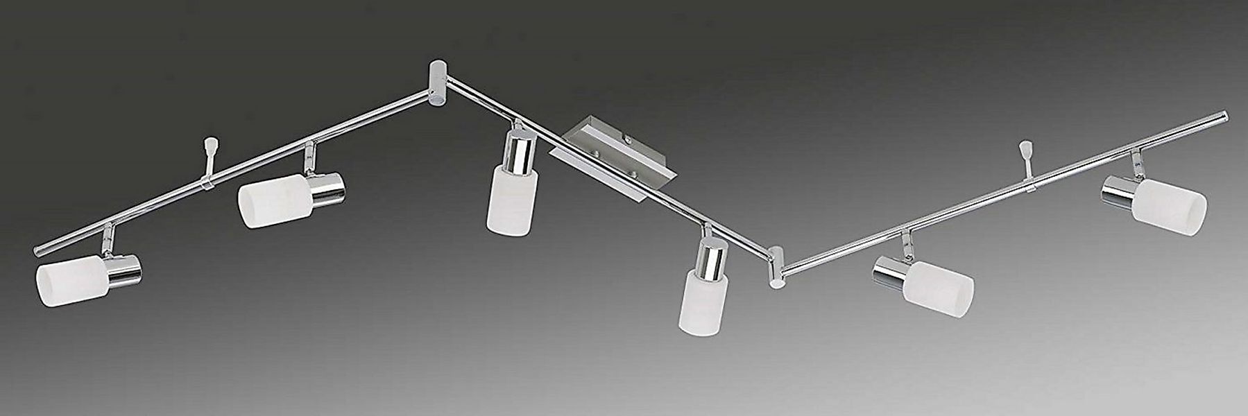 TRANGO LED Deckenstrahler, 6-flammig 2007-68 LED Deckenstrahler Chrom-Optik günstig online kaufen