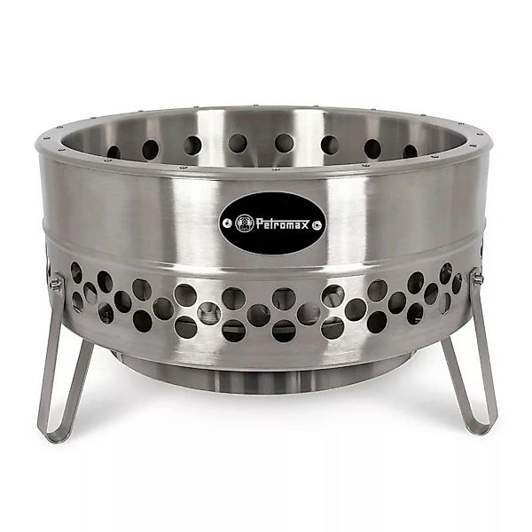 Petromax Feuerschale Tyropit Edelstahl Silber 34,9 cm x Ø 57 cm günstig online kaufen