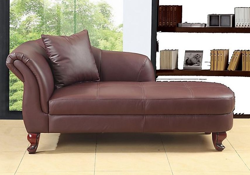 JVmoebel Chaiselongue Lounge Liege Ottomane Polster Sofa Büro Relax Leder C günstig online kaufen
