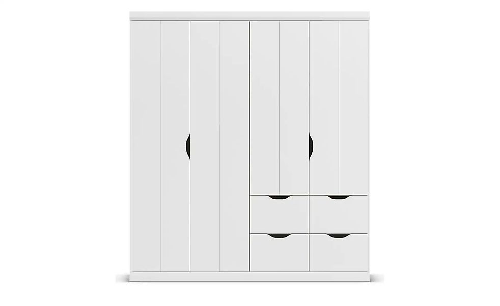 Kleiderschrank mit Schubladen Frieda ¦ weiß ¦ Maße (cm): B: 181 H: 203 Schr günstig online kaufen