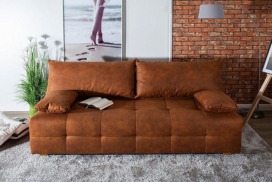 COLLECTION AB Schlafsofa "Bella, B: 196 cm, Liegefl. 145x196 cm" mit Bettfu günstig online kaufen